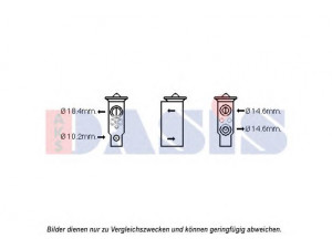 AKS DASIS 840233N išsiplėtimo vožtuvas, oro kondicionavimas 
 Oro kondicionavimas -> Vožtuvai
922005Z010