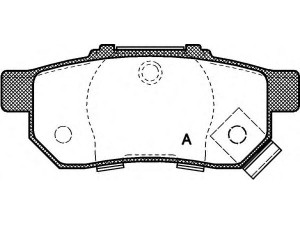 OPEN PARTS BPA0233.52 stabdžių trinkelių rinkinys, diskinis stabdys 
 Techninės priežiūros dalys -> Papildomas remontas
06430SAAE50, 43022S04E01, 43022S04E03