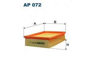 FILTRON AP072 oro filtras 
 Techninės priežiūros dalys -> Techninės priežiūros intervalai
1444P7, 834585, 90469336, 834585