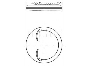 MAHLE ORIGINAL 008 75 02 stūmoklis 
 Variklis -> Cilindrai/stūmokliai
7719644