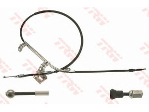 TRW GCH428 trosas, stovėjimo stabdys 
 Stabdžių sistema -> Valdymo svirtys/trosai
3B0609721AC, 3B0609721F, 3B0609721L