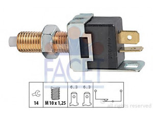 FACET 7.1017 stabdžių žibinto jungiklis; jungiklis, sankabos valdiklis 
 Stabdžių sistema -> Stabdžių žibinto jungiklis
84340-87401-000, B001-66-490, B001-66-490A