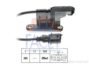 FACET 9.0316 jutiklis, skirstomojo veleno padėtis 
 Elektros įranga -> Jutikliai
12 38 937, 10 456 585