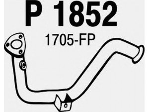 FENNO P1852 išleidimo kolektorius 
 Išmetimo sistema -> Išmetimo vamzdžiai
BM70405, 1705-FP