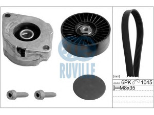 RUVILLE 5576086 V formos rumbuotas diržas, komplektas 
 Techninės priežiūros dalys -> Techninės priežiūros intervalai