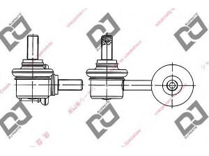DJ PARTS DL1092 šarnyro stabilizatorius 
 Ašies montavimas/vairavimo mechanizmas/ratai -> Stabilizatorius/fiksatoriai -> Savaime išsilyginanti atrama
54830-25010, 5483025010