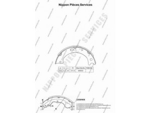 NPS N350N33 stabdžių trinkelių komplektas 
 Techninės priežiūros dalys -> Papildomas remontas
36160-C6025, CF160C6025, CF16MC6025