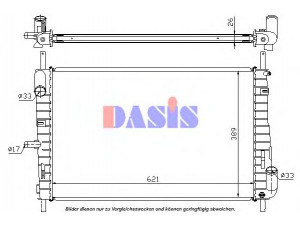 AKS DASIS 090001N radiatorius, variklio aušinimas