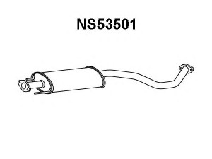 VENEPORTE NS53501 priekinis duslintuvas 
 Išmetimo sistema -> Duslintuvas
20300EM00A