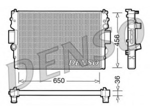 DENSO DRM12007 radiatorius, variklio aušinimas 
 Aušinimo sistema -> Radiatorius/alyvos aušintuvas -> Radiatorius/dalys
504045489, 504084141