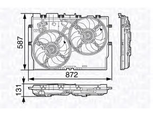 MAGNETI MARELLI 069422584010 ventiliatorius, radiatoriaus 
 Aušinimo sistema -> Oro aušinimas
1342690080, 1358010080
