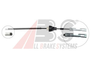 A.B.S. K13436 trosas, stovėjimo stabdys 
 Stabdžių sistema -> Valdymo svirtys/trosai
1340832, 3M512A635AD, 3M512A635AE