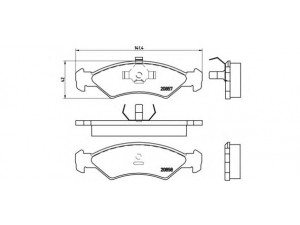 BREMBO P 24 016 stabdžių trinkelių rinkinys, diskinis stabdys 
 Techninės priežiūros dalys -> Papildomas remontas
5015917, 5018193, 5018898, 5023993