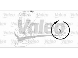 VALEO 455686 starteris 
 Elektros įranga -> Starterio sistema -> Starteris
1008833, 1416215, 5021196, 5022412