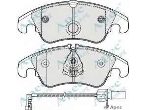APEC braking PAD1862 stabdžių trinkelių rinkinys, diskinis stabdys 
 Techninės priežiūros dalys -> Papildomas remontas
8R0698151A