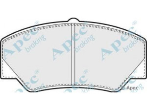 APEC braking PAD497 stabdžių trinkelių rinkinys, diskinis stabdys 
 Techninės priežiūros dalys -> Papildomas remontas
5023486, 6150947, 6150948, 6184245