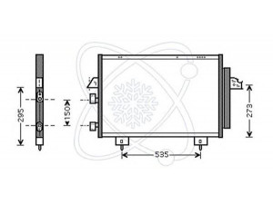 ELECTRO AUTO 30T0030 kondensatorius, oro kondicionierius 
 Oro kondicionavimas -> Kondensatorius
8846042070, 8846042080, 8846042090