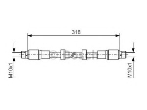 BOSCH 1 987 476 247 stabdžių žarnelė 
 Stabdžių sistema -> Stabdžių žarnelės
4F0 611 707 B, 4F0 611 707, 4F0 611 707 B