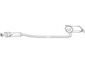 AKS DASIS SG70612 galinis duslintuvas
