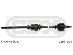 CDX 210314/29 kardaninis velenas 
 Ratų pavara -> Kardaninis velenas