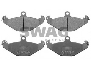 SWAG 60 11 6189 stabdžių trinkelių rinkinys, diskinis stabdys 
 Techninės priežiūros dalys -> Papildomas remontas
60 25 308 186