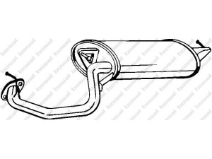BOSAL 228-153 galinis duslintuvas 
 Išmetimo sistema -> Duslintuvas
17430-0G050