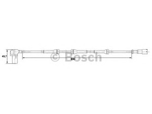 BOSCH 0 265 006 408 jutiklis, rato greitis 
 Elektros įranga -> Jutikliai
701 927 807 E