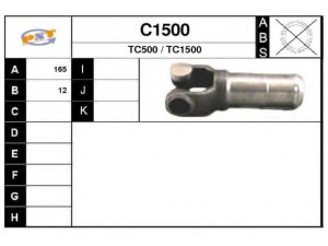 SNRA C1500 kardaninis velenas
5409702