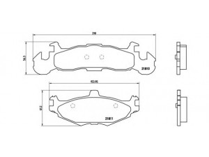 BREMBO P 11 001 stabdžių trinkelių rinkinys, diskinis stabdys 
 Techninės priežiūros dalys -> Papildomas remontas
4238698, 4313238, 4383479, 4383658