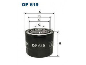 FILTRON OP619 alyvos filtras 
 Filtrai -> Alyvos filtras
OK181, 0415203003, 1560064020, 9091503003