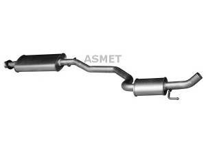 ASMET 29.004 vidurinis duslintuvas 
 Išmetimo sistema -> Duslintuvas
46739662, 46739669