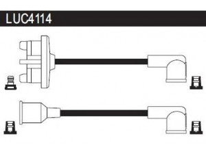 LUCAS ELECTRICAL LUC4114 uždegimo laido komplektas 
 Kibirkšties / kaitinamasis uždegimas -> Uždegimo laidai/jungtys
