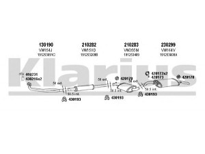 KLARIUS 930712E išmetimo sistema 
 Išmetimo sistema -> Išmetimo sistema, visa