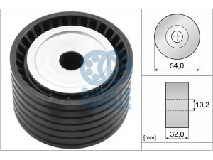 RUVILLE 55640 kreipiantysis skriemulys, paskirstymo diržas 
 Diržinė pavara -> Paskirstymo diržas/komplektas -> Laisvasis/kreipiamasis skriemulys
82 01 058 069, 82 01 058 069