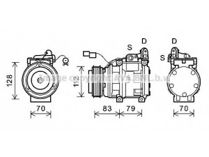 AVA QUALITY COOLING KAK181 kompresorius, oro kondicionierius 
 Oro kondicionavimas -> Kompresorius/dalys
0K2FA61450