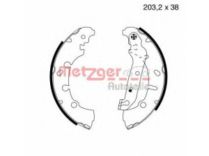 METZGER MG 814 stabdžių trinkelių komplektas 
 Techninės priežiūros dalys -> Papildomas remontas
1106663, 1123790, 1125669, 1135083