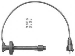 BERU ZEF1300 uždegimo laido komplektas 
 Kibirkšties / kaitinamasis uždegimas -> Uždegimo laidai/jungtys
90919-22393