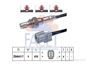 FACET 10.7724 lambda jutiklis 
 Išmetimo sistema -> Jutiklis/zondas
36531-PWA-G01, 36531-PWA-G02