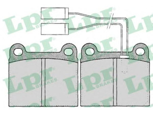 LPR 05P023 stabdžių trinkelių rinkinys, diskinis stabdys 
 Techninės priežiūros dalys -> Papildomas remontas
0060720645, 11348220520030, 11655220450001
