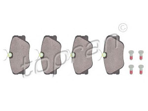 TOPRAN 400 422 stabdžių trinkelių rinkinys, diskinis stabdys 
 Techninės priežiūros dalys -> Papildomas remontas
000 420 99 20