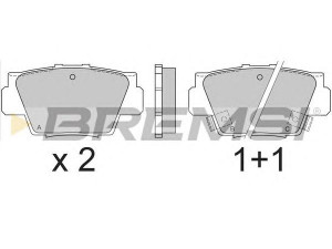 BREMSI BP2545 stabdžių trinkelių rinkinys, diskinis stabdys 
 Techninės priežiūros dalys -> Papildomas remontas
43022S3VA00, 43022S3VA01, 43022S3VA10