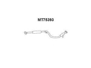 VENEPORTE MT75393 priekinis duslintuvas 
 Išmetimo sistema -> Duslintuvas
MR224083