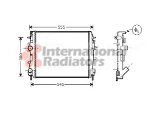VAN WEZEL 43002325 radiatorius, variklio aušinimas 
 Aušinimo sistema -> Radiatorius/alyvos aušintuvas -> Radiatorius/dalys
8200072712, 8200240818