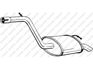 BOSAL 154-185 galinis duslintuvas 
 Išmetimo sistema -> Duslintuvas
1117851, 1129757, 1148371, 1150048