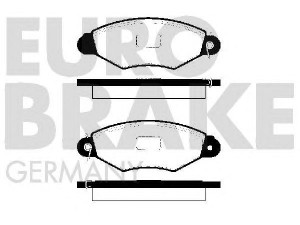 EUROBRAKE 5502223938 stabdžių trinkelių rinkinys, diskinis stabdys 
 Techninės priežiūros dalys -> Papildomas remontas
425205, 172082, 425205, 425305