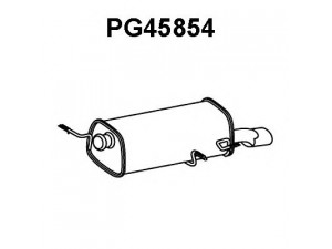 VENEPORTE PG45854 galinis duslintuvas 
 Išmetimo sistema -> Duslintuvas
1726ZN, 1730E8
