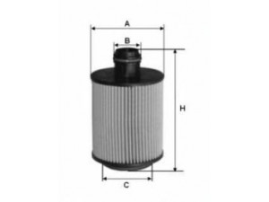 UNIFLUX FILTERS XOE61 alyvos filtras 
 Techninės priežiūros dalys -> Techninės priežiūros intervalai
1109 CJ, 55206816, 55207208, 55214974