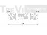 TREVI AUTOMOTIVE TA1528 vibracijos slopintuvas, V formos rumbuotas diržas 
 Diržinė pavara -> V formos rumbuotas diržas/komplektas -> Vibracijos slopintuvas
11281736857, 11281736979, 11281745819