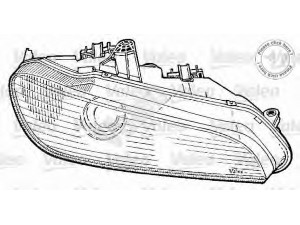 VALEO 087516 priekinis žibintas