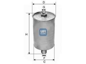 UFI 31.571.00 kuro filtras 
 Filtrai -> Kuro filtras
431133511B